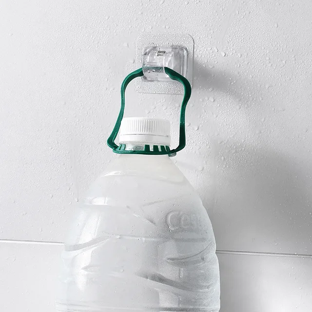 Crochet mural adhésif multifonction