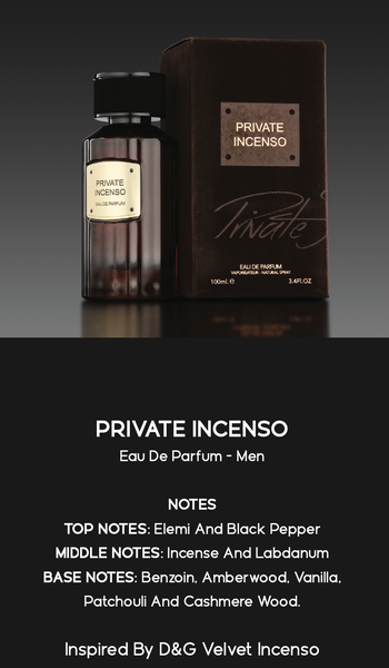 Eau de Parfum Private Incenso