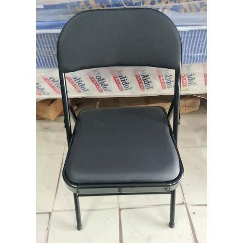 Chaise pliante noir robuste