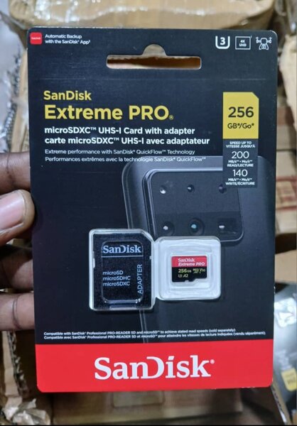 Carte SD SanDisk Extreme PRO 256 Go