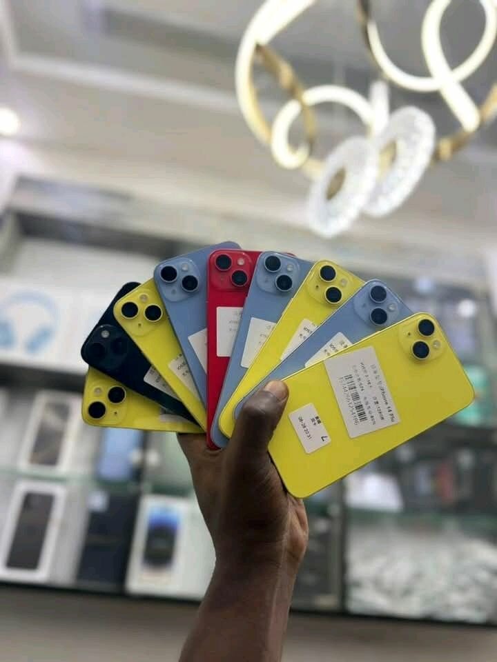 Smartphones multicolores