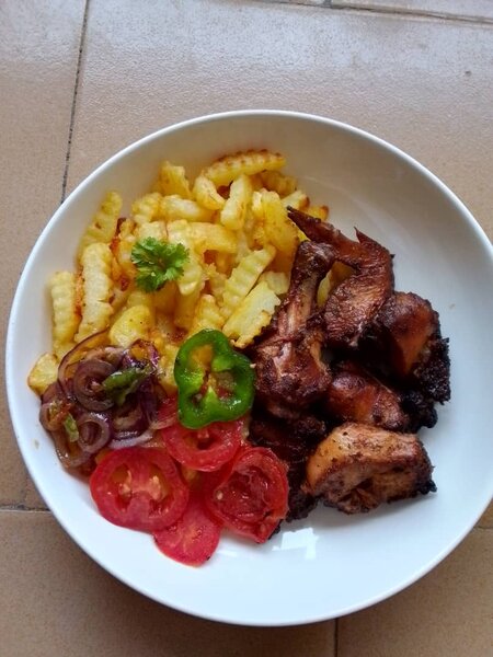 Assiette Poulet Frites