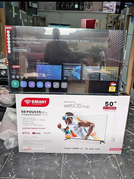 Téléviseur Smart LED 50 pouces