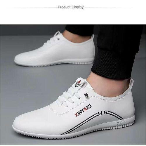 Chaussures Blanches à Semelle Souple, Antidérapantes, Bonnet