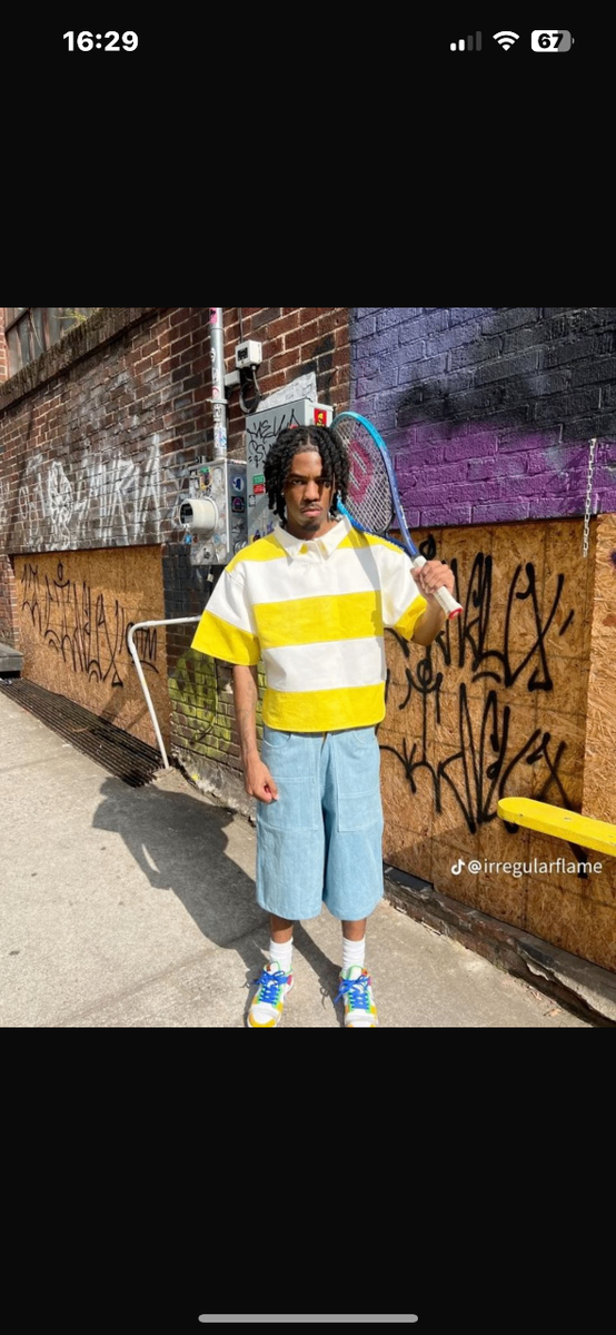 Polo rayé coloré homme