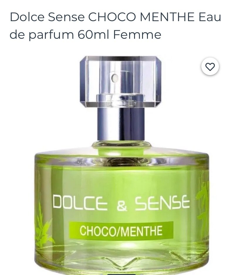 DOLCE & SENCE CHOCO MENTHE Eau de parfum 60 ml Femme