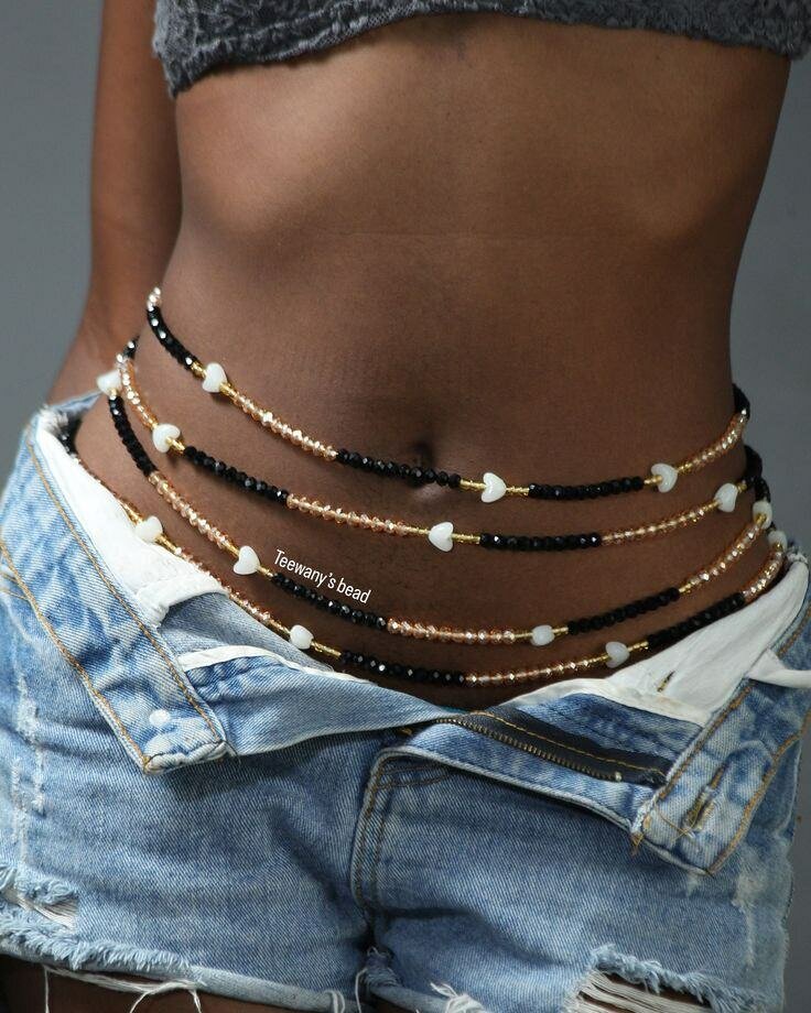 Colliers de perles africains