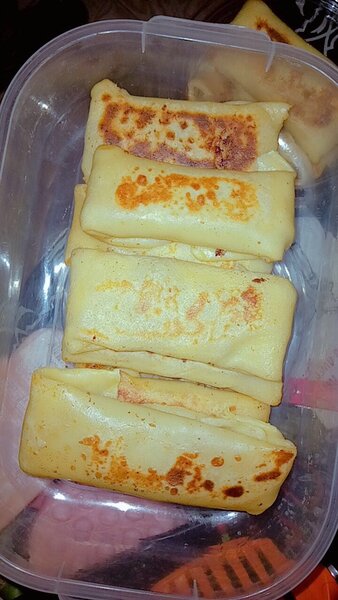 Crêpes fourrées maison