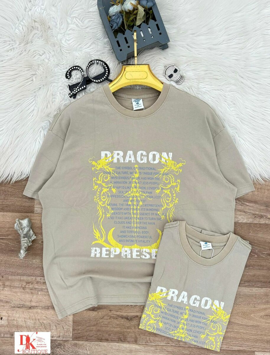 T-shirt imprimé Dragon