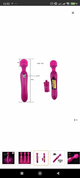 Vibromasseur puissant 12 modes