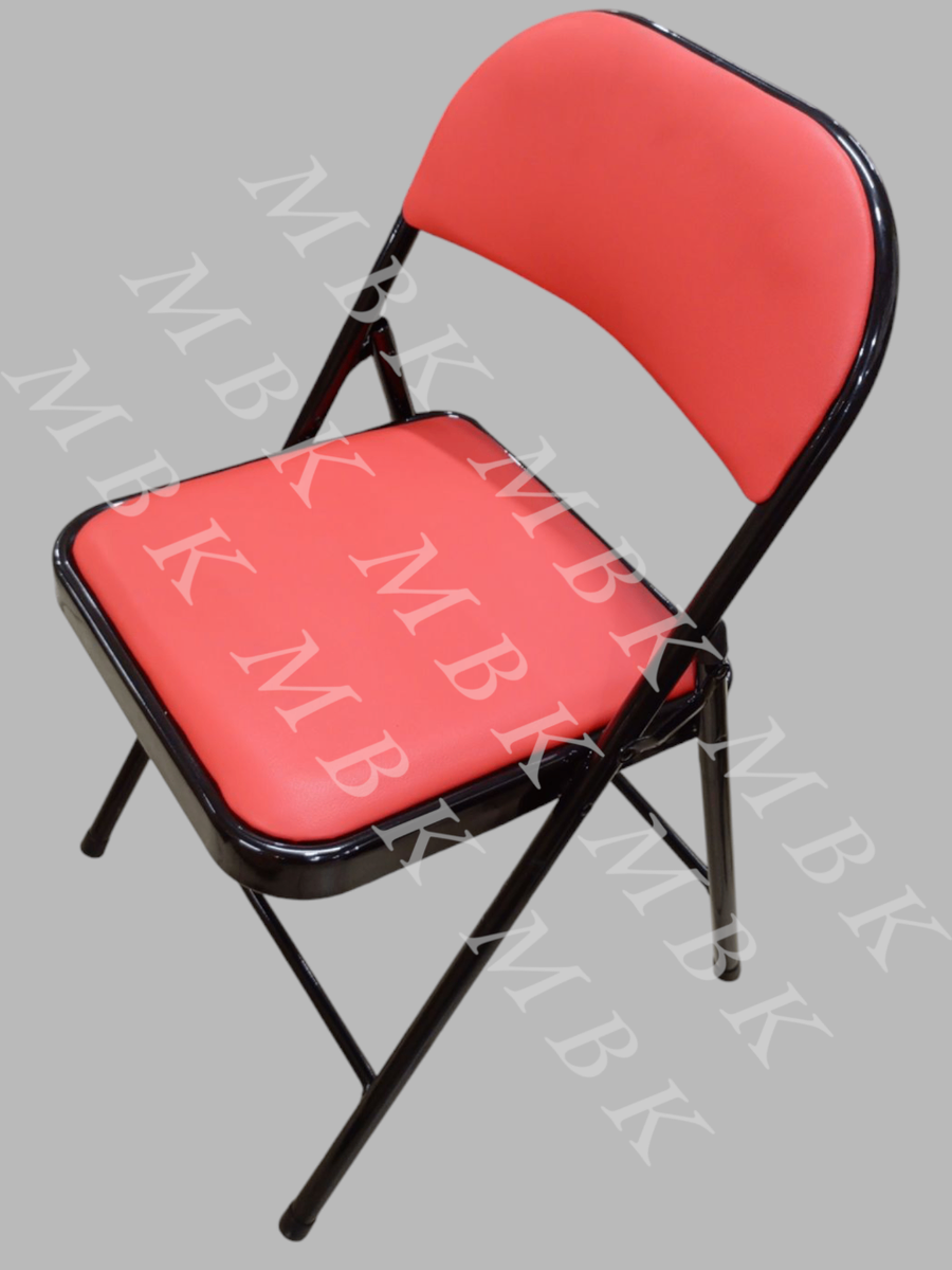 Chaise pliante rembourrée