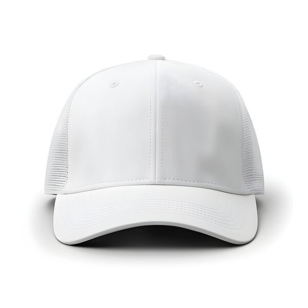 Casquette blanche élégante
