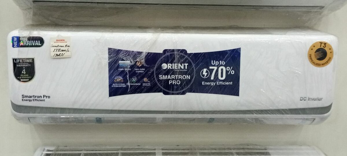 Orient T 3 DC inverter 70% energy saving