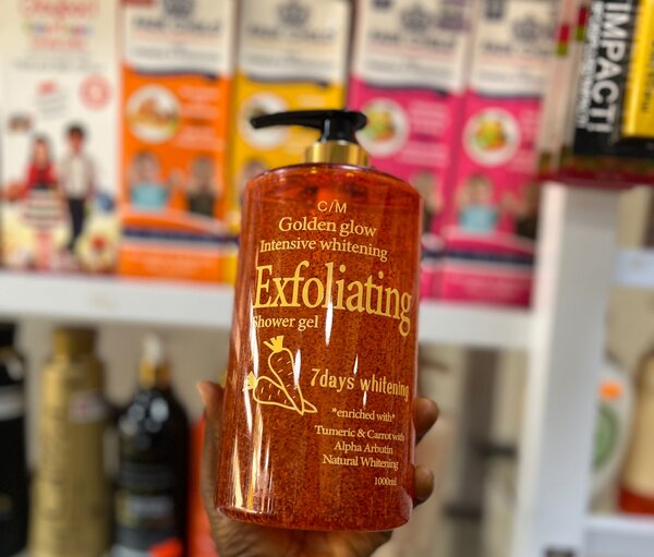 Golden glow shower gel