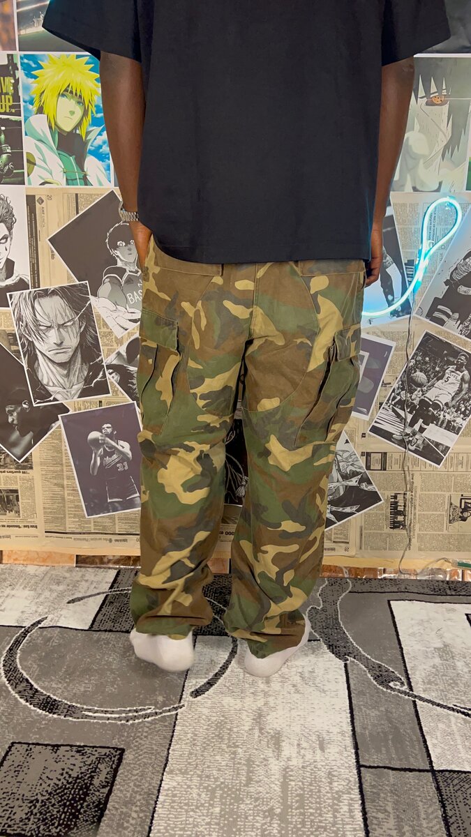 Pantalon cargo camouflage