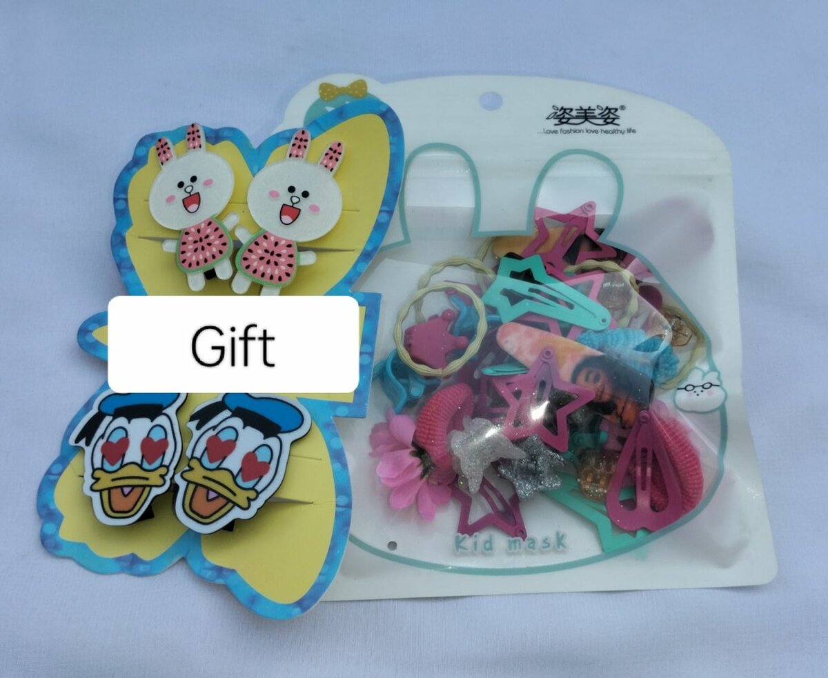 Hair Accessories Ponies & Clips For Baby Girls With Gift