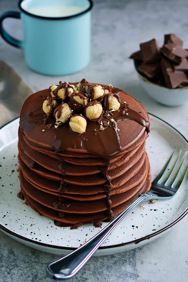 Pancake aux chocolat