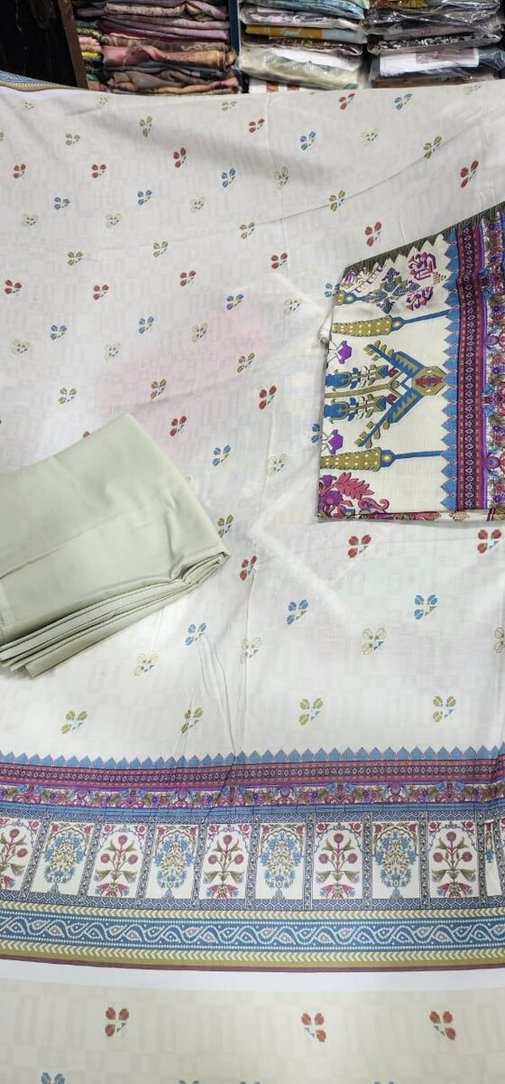 Unstitched branded dresses