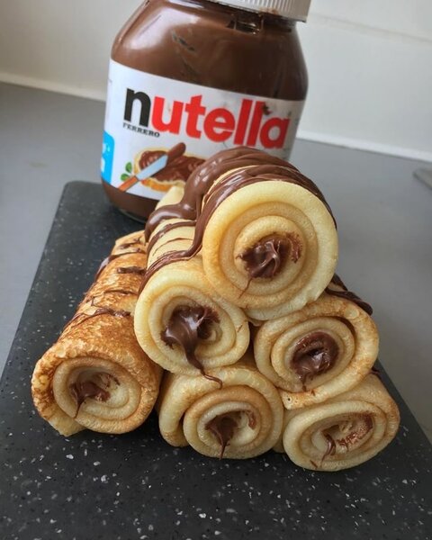 Crêpes au Nutella