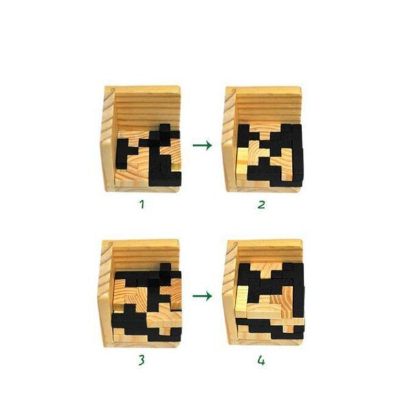 Casse-tête en bois 3D