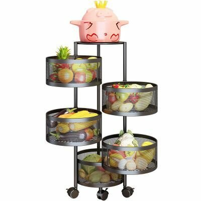 5 tier Kitchen trolley rack