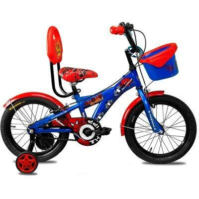 Vélo enfant Spiderman bleu 16 pouces
