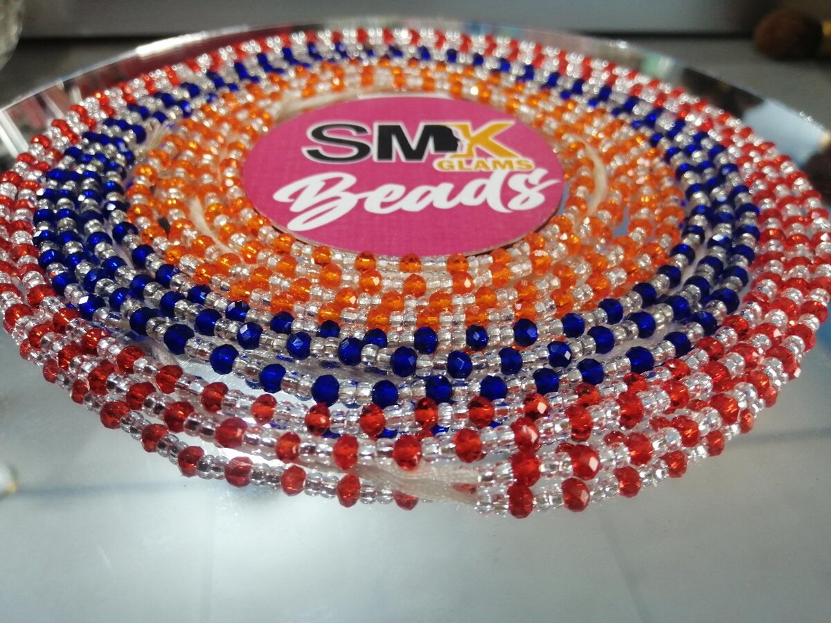 Colorful crystal beads