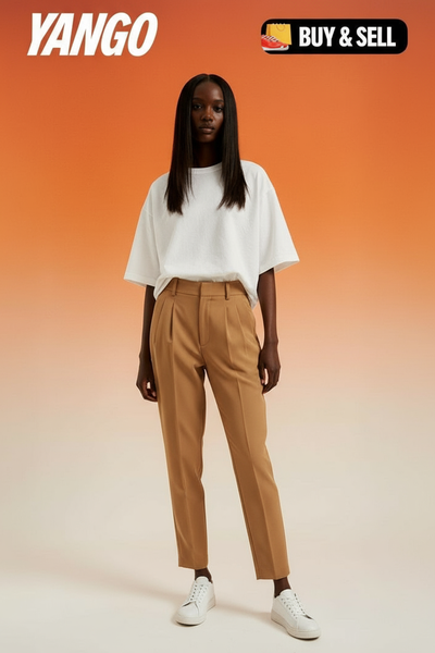 Pantalon beige élégant