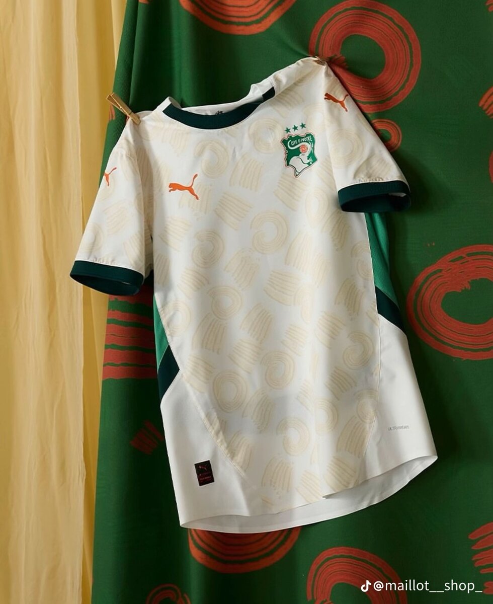 Nouveau maillot côte divoire domicile et Extérieur