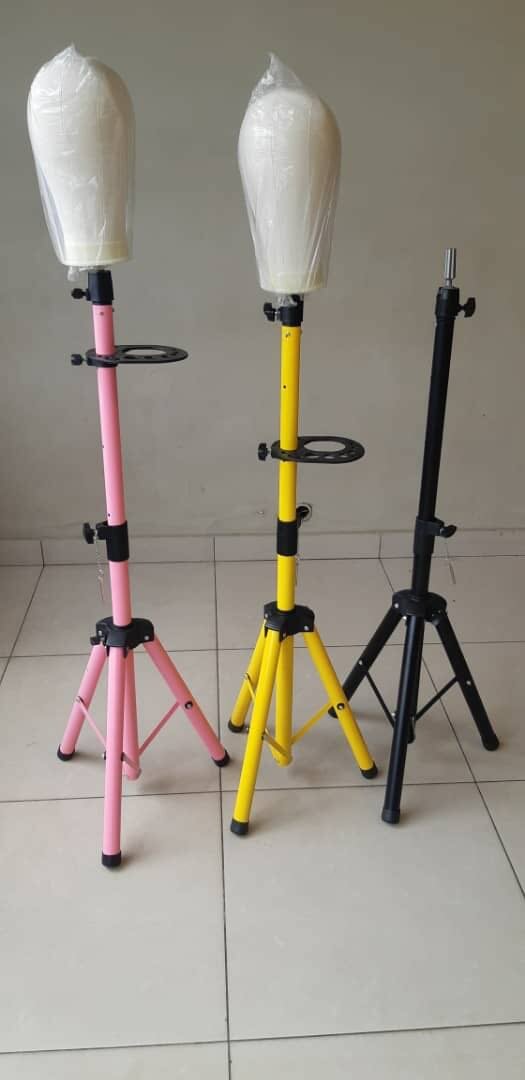 Wig Stand and Canvas Head