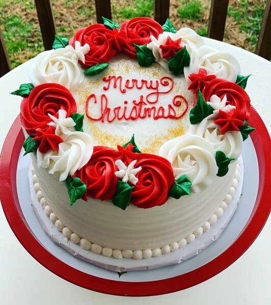 Christmas cake/ cupcakes