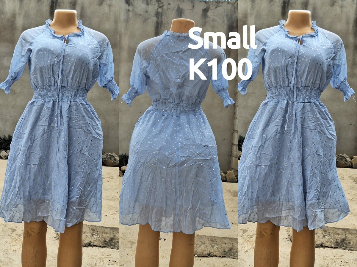 Beautiful and high-quality women's dress made of salaula silk