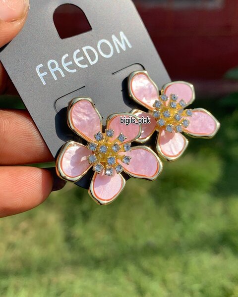 Flower(pink) earring