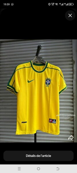 Maillot de Football Brésil