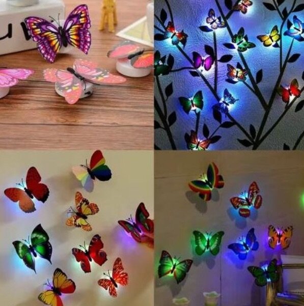 5pcs butterfly stickers