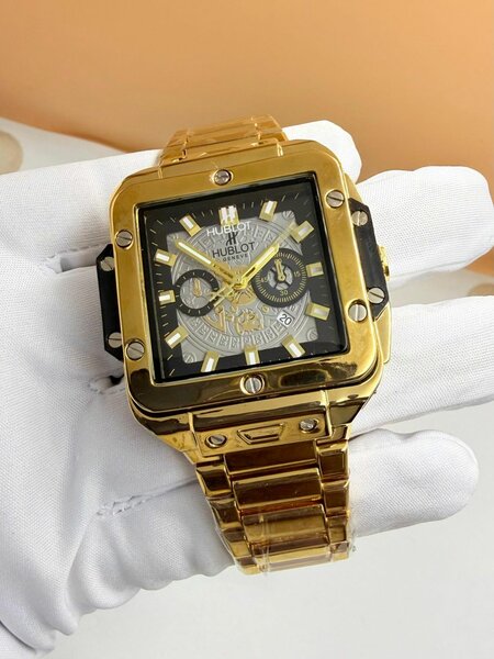 Montre automatique dorée