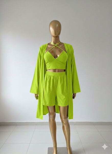 Ensemble trois pièces lumineux