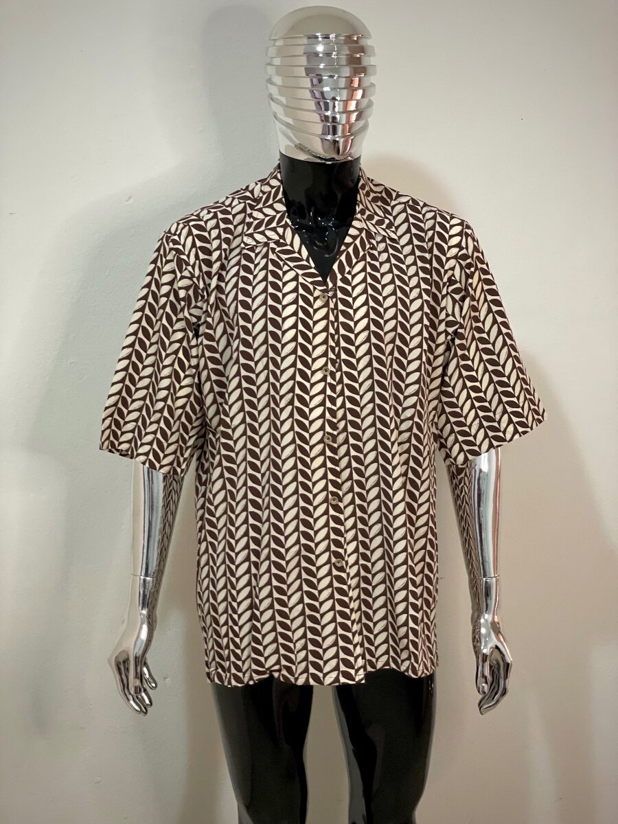 Chemise à motifs pour hommes