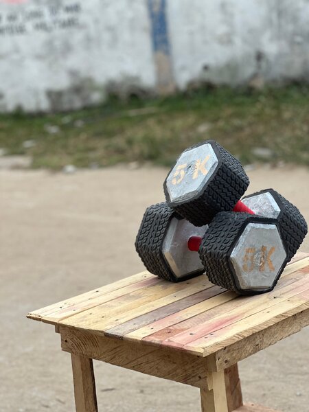 Haltères Hexagonales 5KG