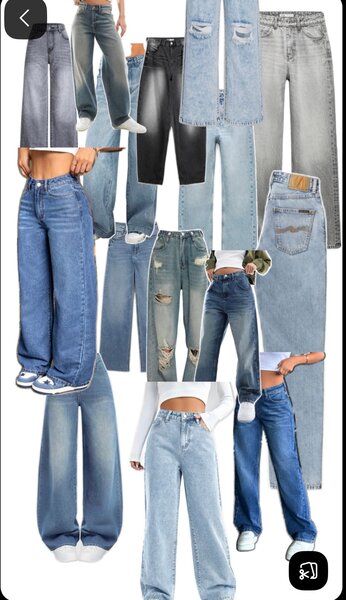 Jeans larges tendance