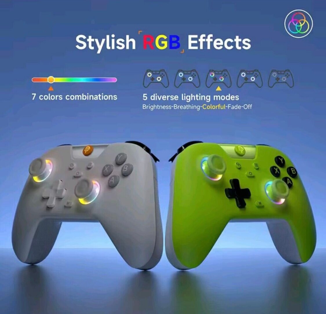 EasySMX X05 Manette de jeu RGB