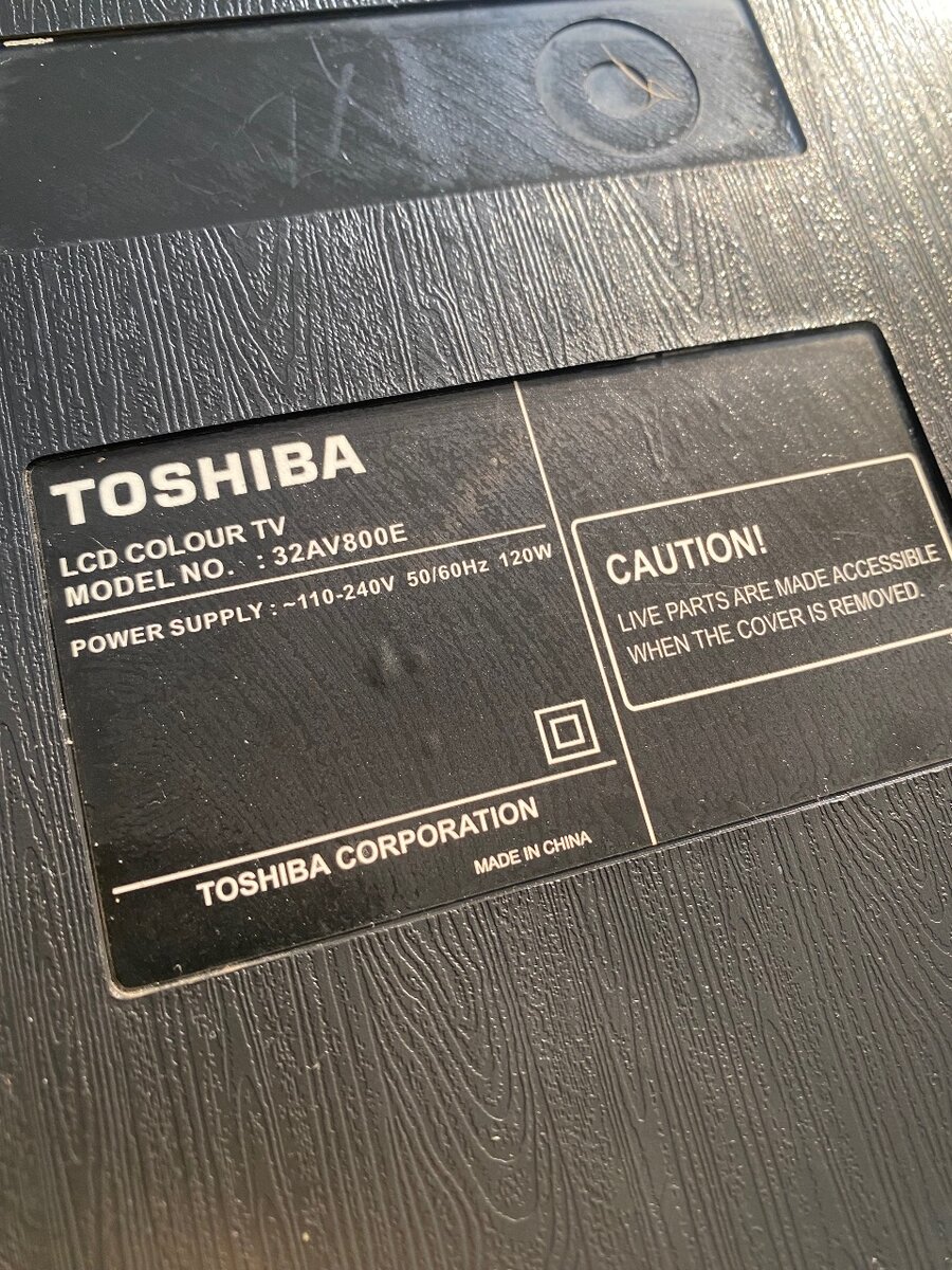 Телевизор от TOSHIBA