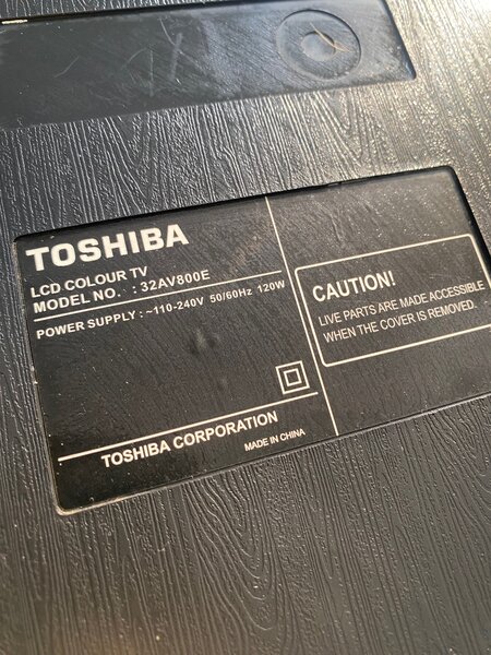 Телевизор от TOSHIBA