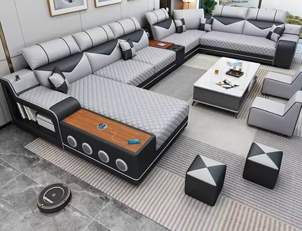 Canapé d'angle modulaire moderne