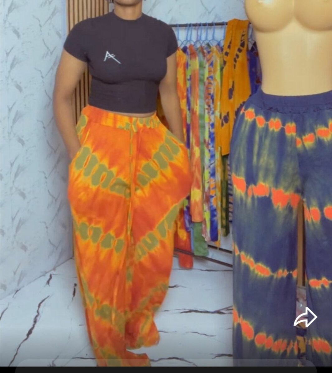 Pantalon gros bas pour femme