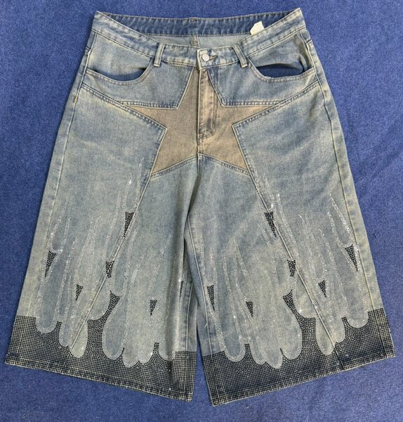 Shorts en jean déchiré