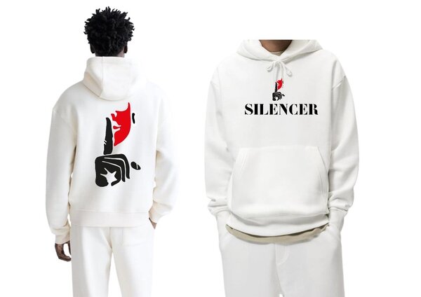 Pull oversize unisexe SILENCER