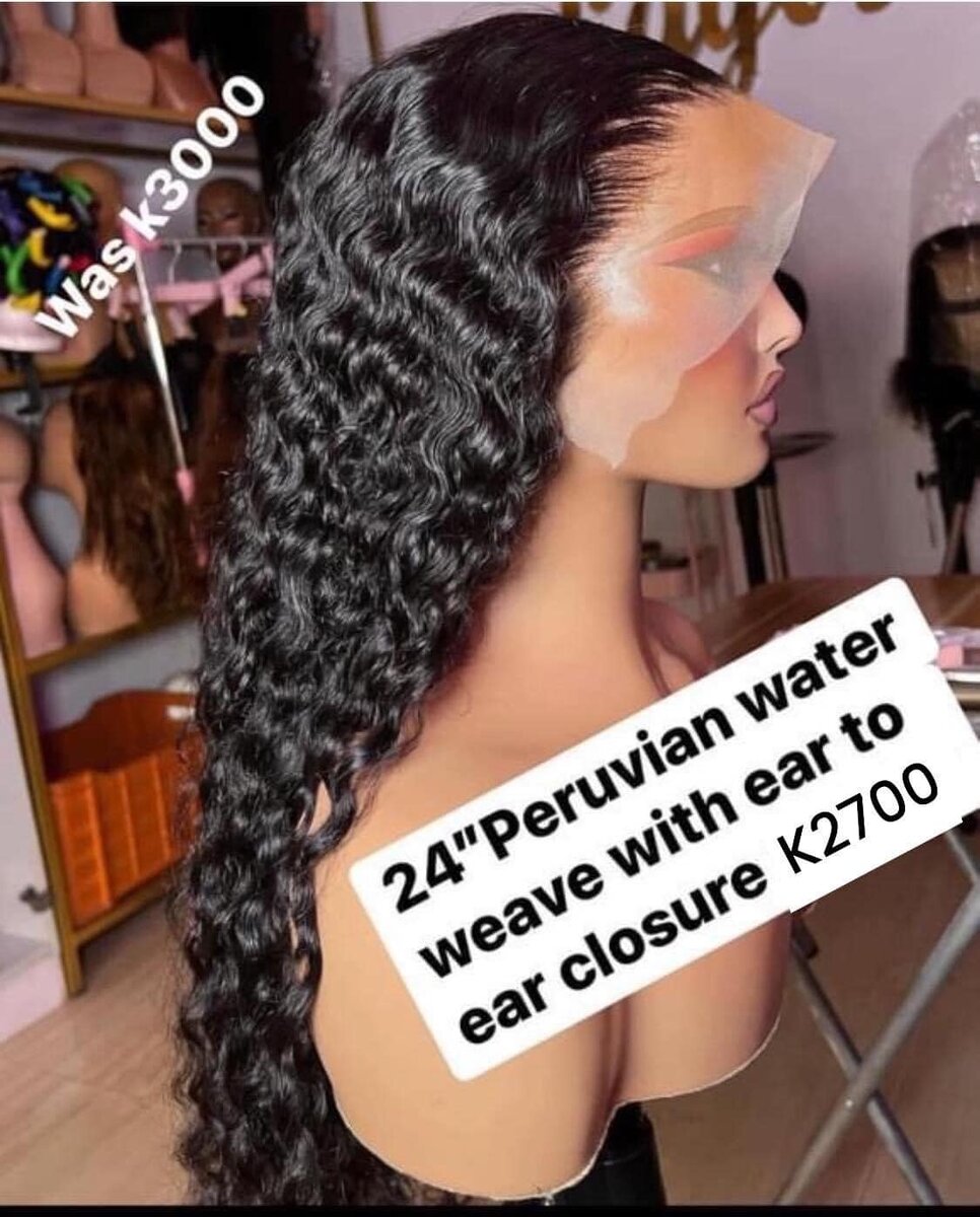 24"Peruvian water weave with ear to ear