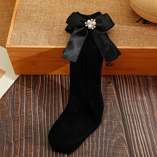 Chaussettes décoratives avec nœud