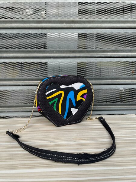 Sac à Main Africain Coeur